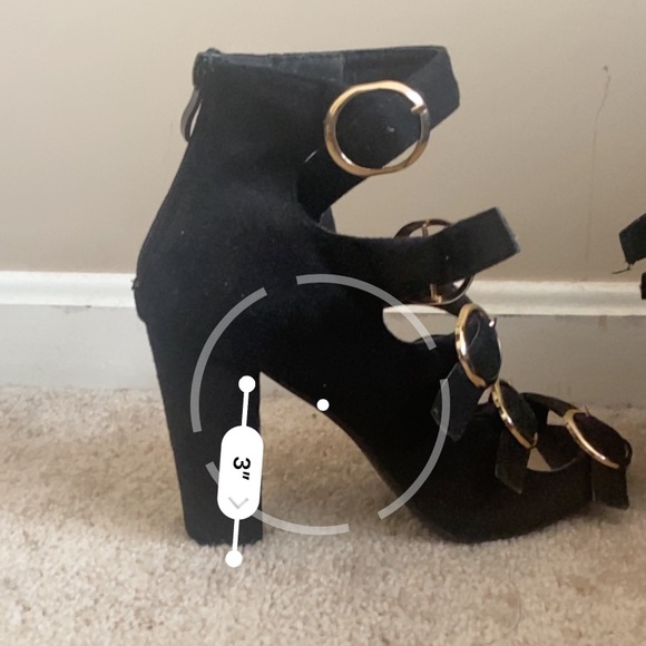 Gold Belted Heels - Picture 5 of 5